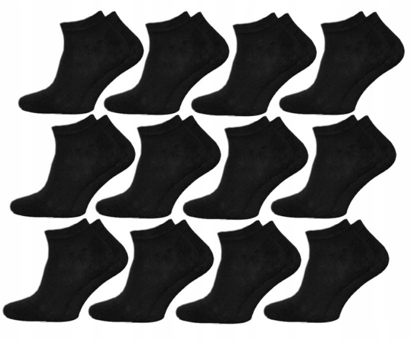 

12x Skarpetki niskie stopki Bambusowe rozm 40-43
