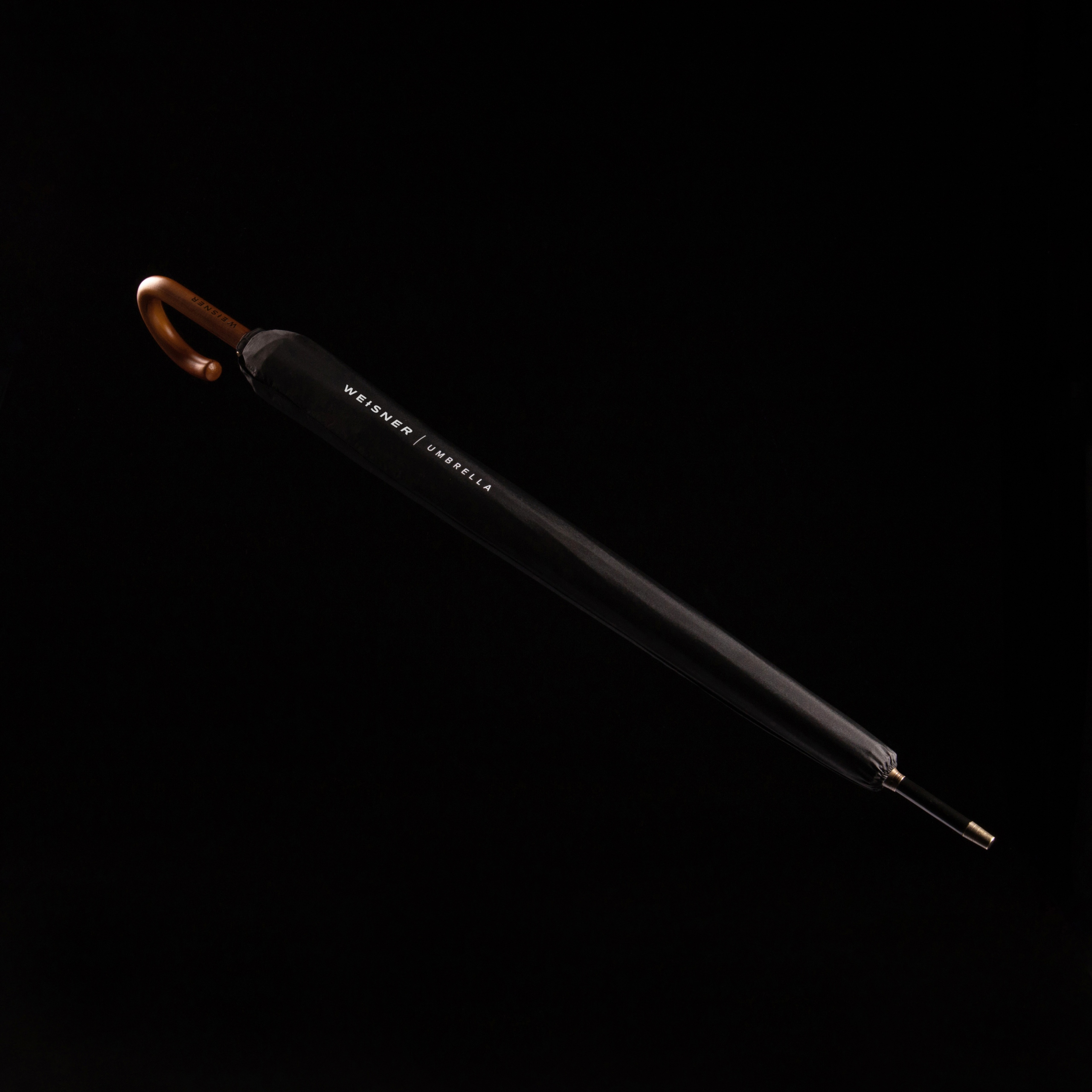 PARASOLKA PARASOL RZĄDOWY PARASOL DAMSKI MĘSKI ELEGANCKI DREWNIANA RĄCZKA Kolor czarny