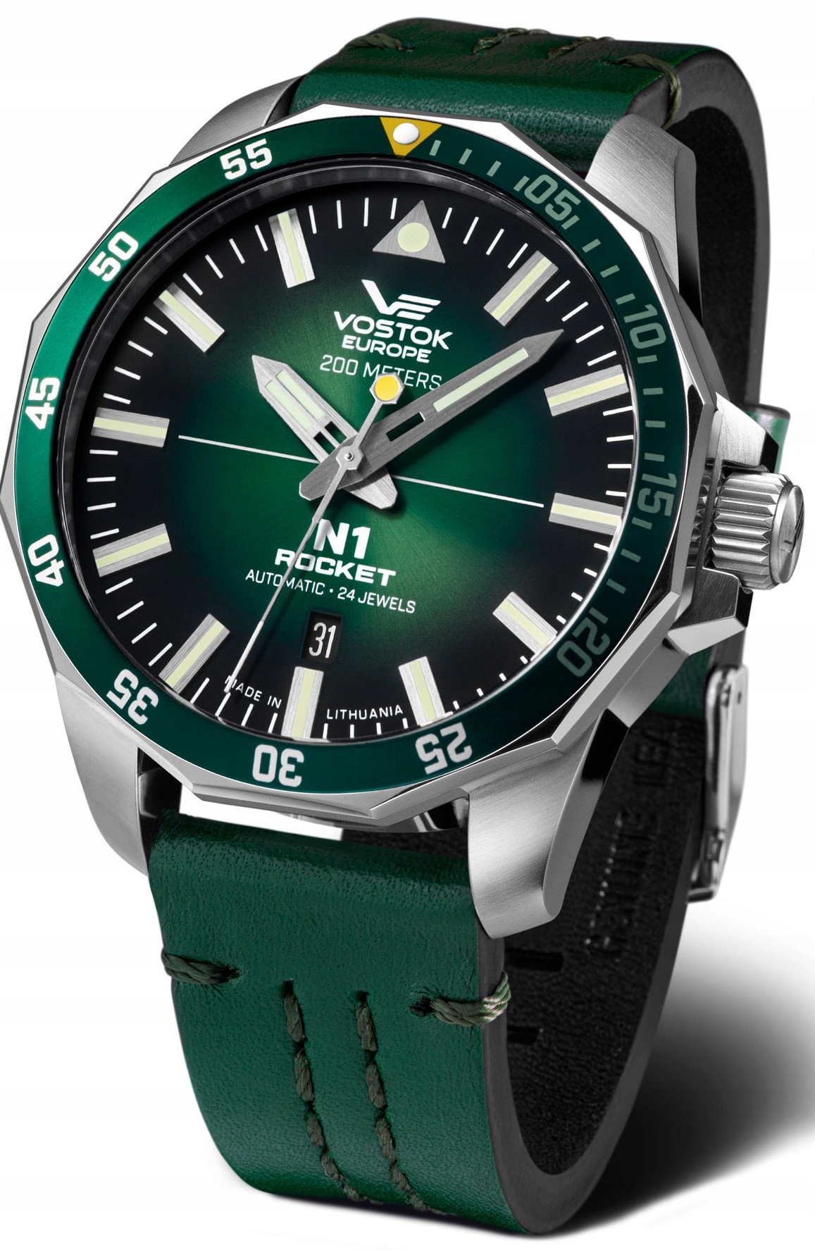 Nové Originální Hodinky Vostok Europe NH35A-225A710 Rocket N-1 Automatic