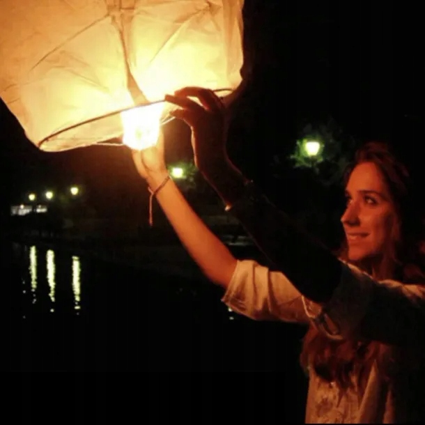 LAMPION SZCZĘŚCIA LAMPIONY latający ŚLUB WESELE Płeć uniseks