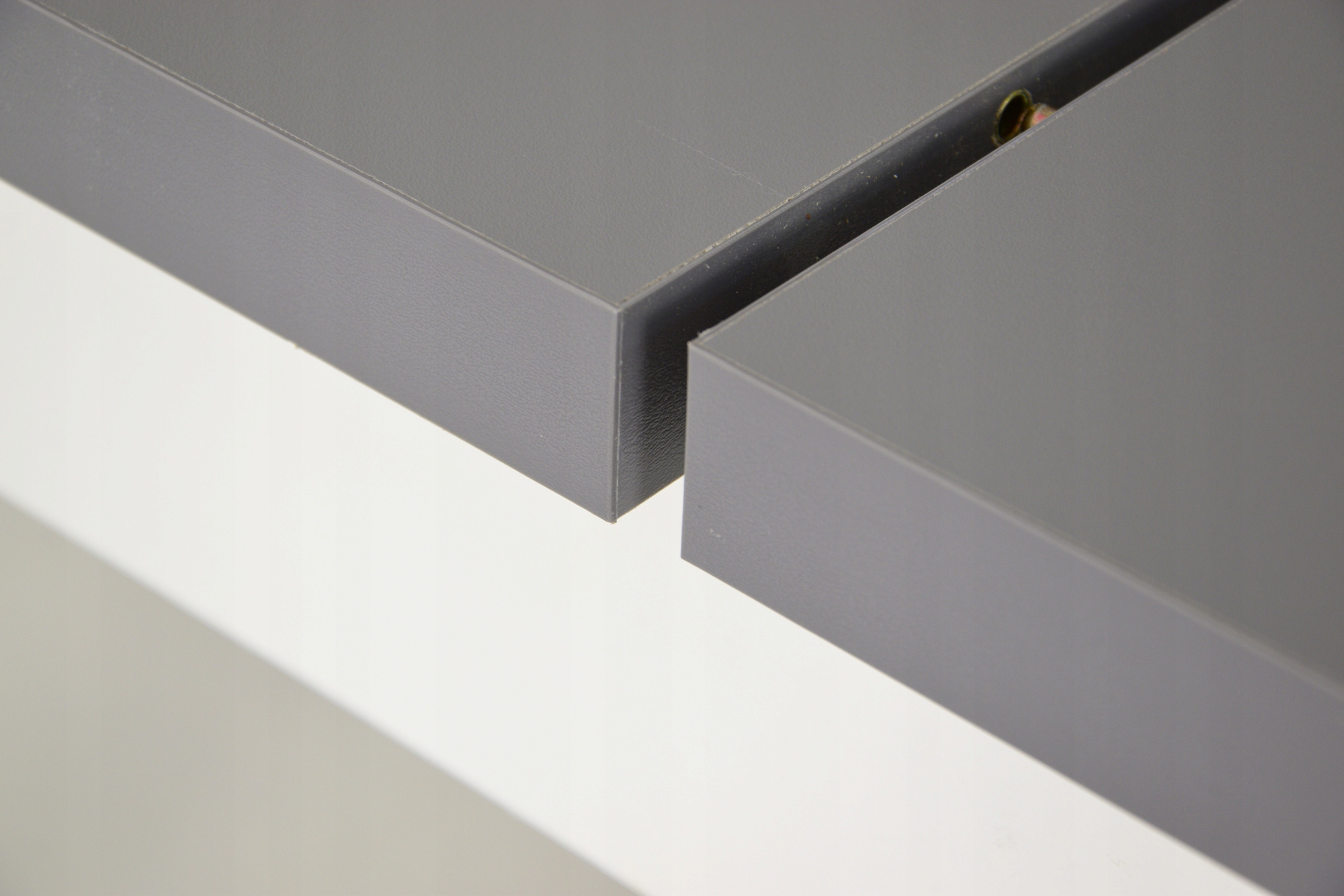 Stół rozkładany C-2, biały, blat szary, 80x120/160 Marka Ada-meble