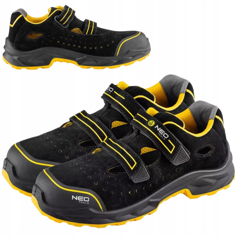 Buty Sandały Robocze Męskie Podnosek Kompozytowy Oddychające S1 Sr r.43