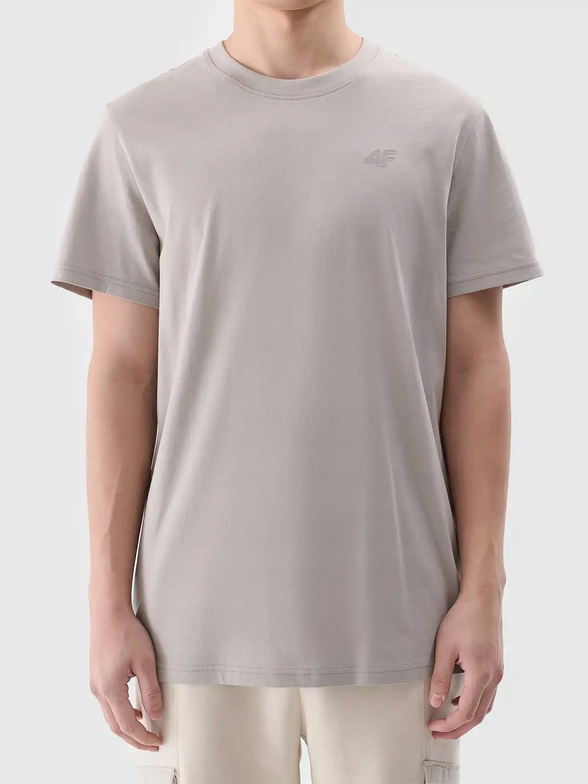 T-SHIRT MĘSKI 4F KOSZULKA BAWEŁNIANA SPORTOWA L TTSHM2074 SS25