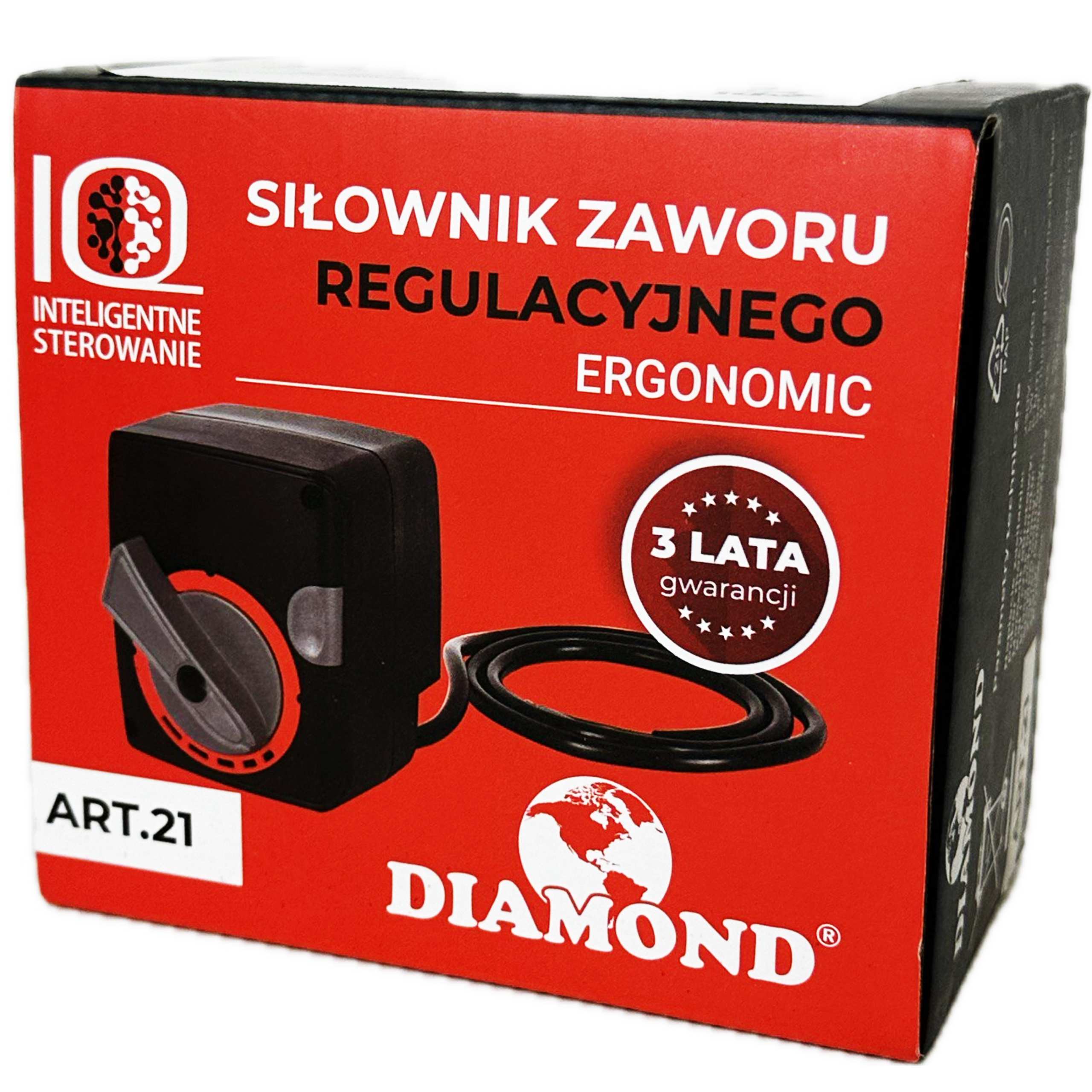 Hydraulický směšovací regulační ventil Ergonomic ART.21 Diamond