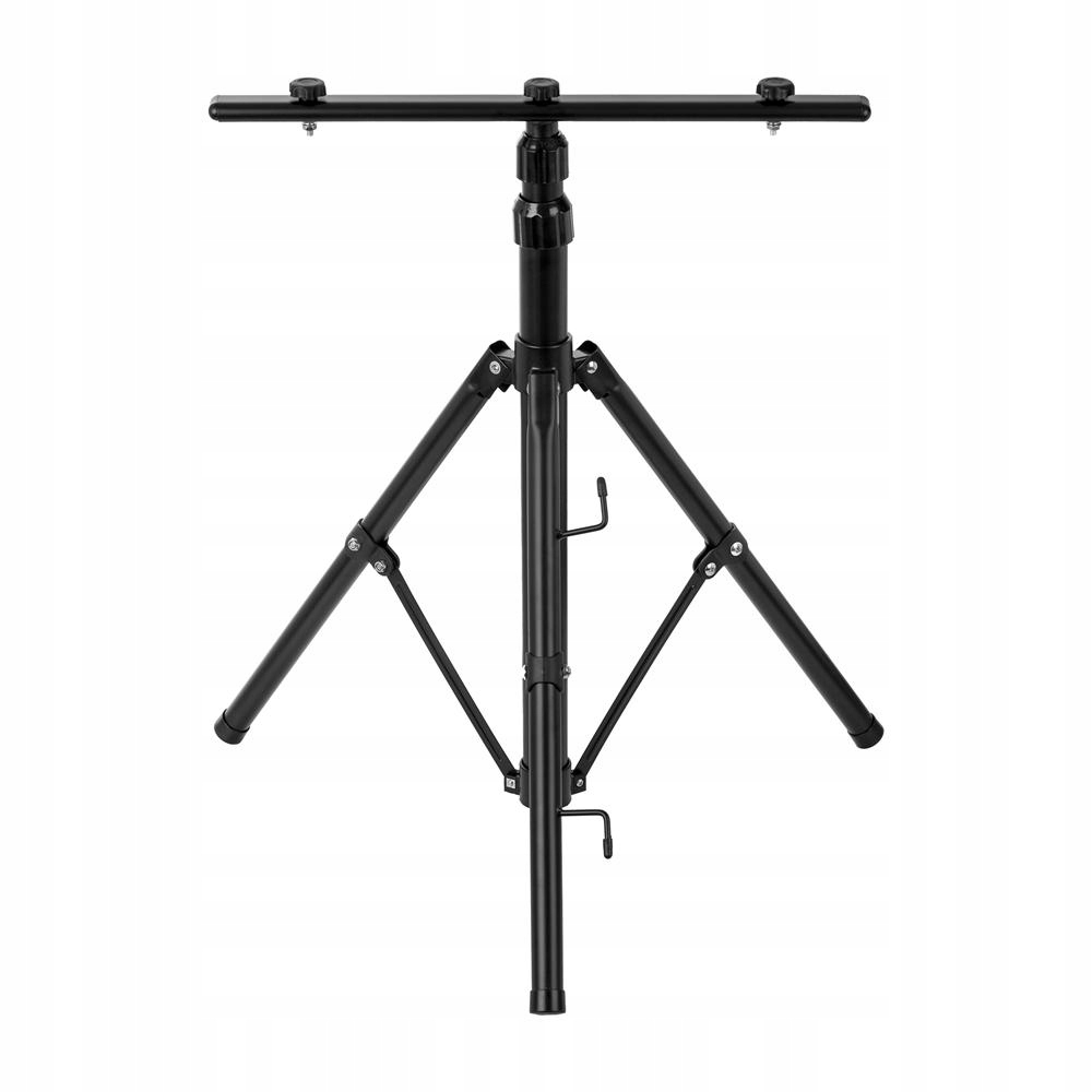 Dvojitý stativ pro Led zářiče, černý