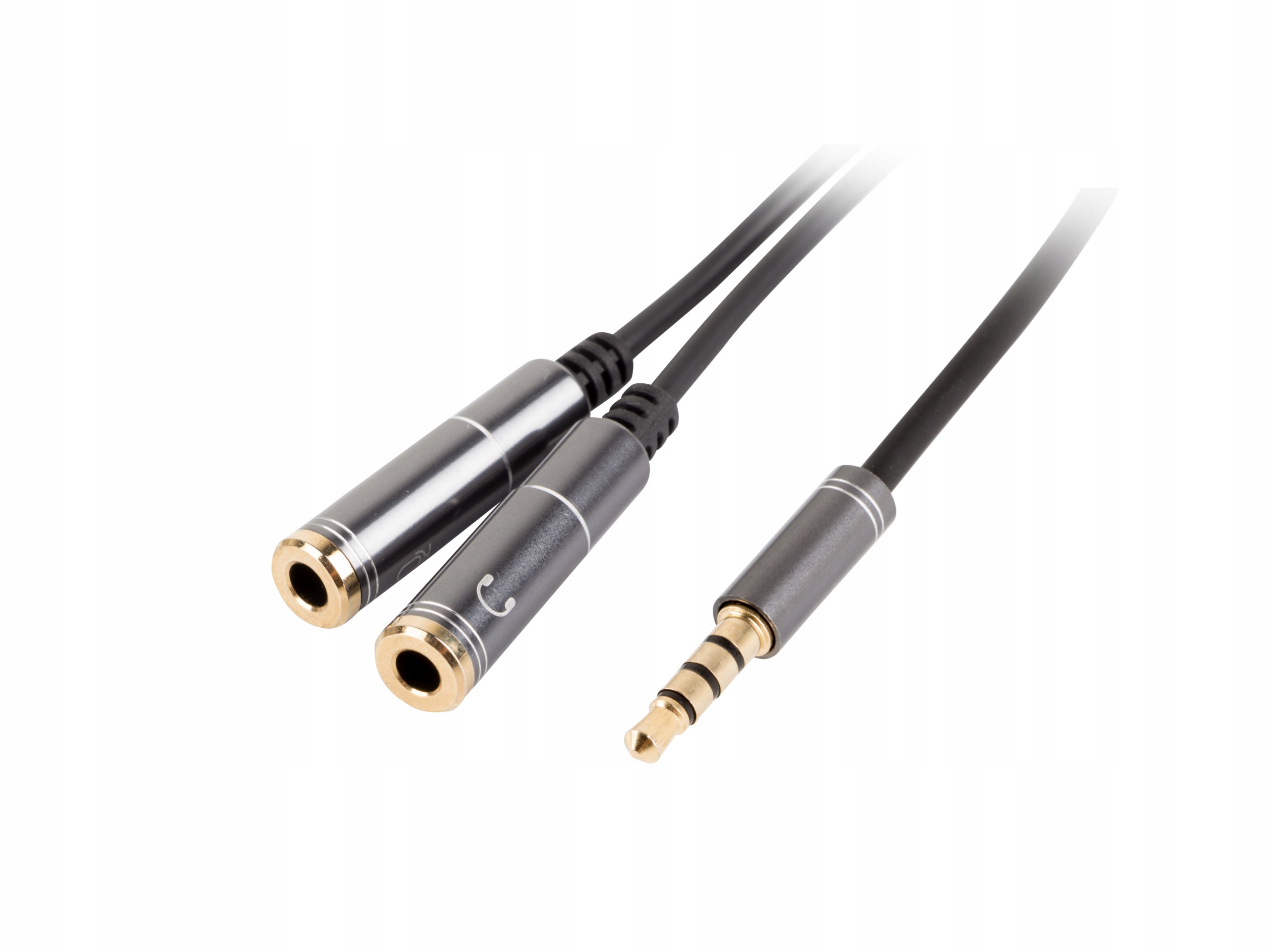

Przejściówka do słuchawek z 2 jack na 1 jack 3,5mm