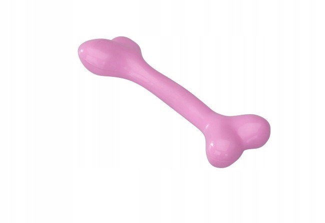 

Ebi Zabawka Rubber Bone Róż/truskawka L 20,25cm