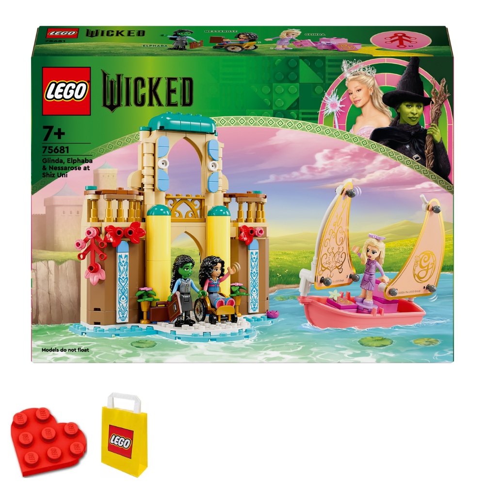 stavebnice Lego Wicked 75681 Glinda, Elphaba a Nessarose, 304 dílků