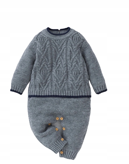 SHEIN KOMBINEZON DZIECIĘCY SZARY CASUAL 58 1VBI