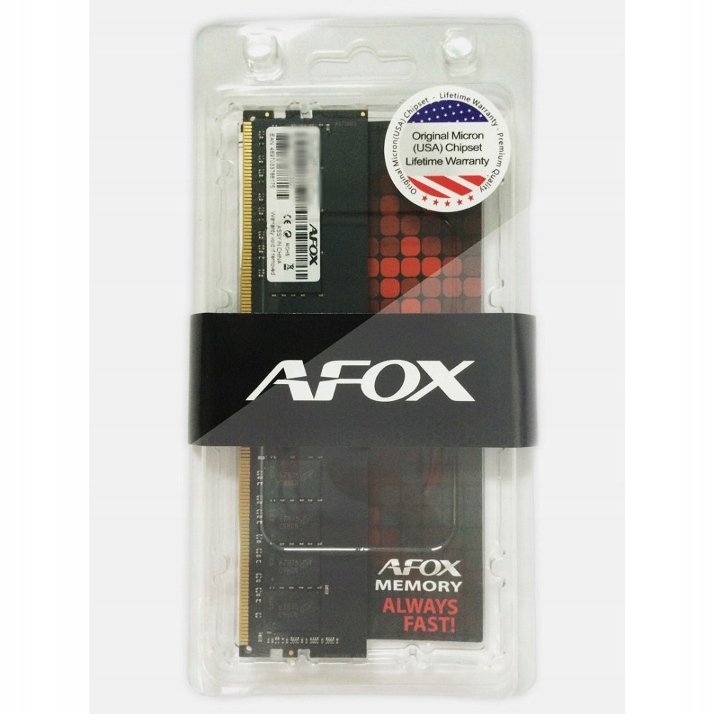 Memória Ram Afox DDR4 4GB 2400MHZ