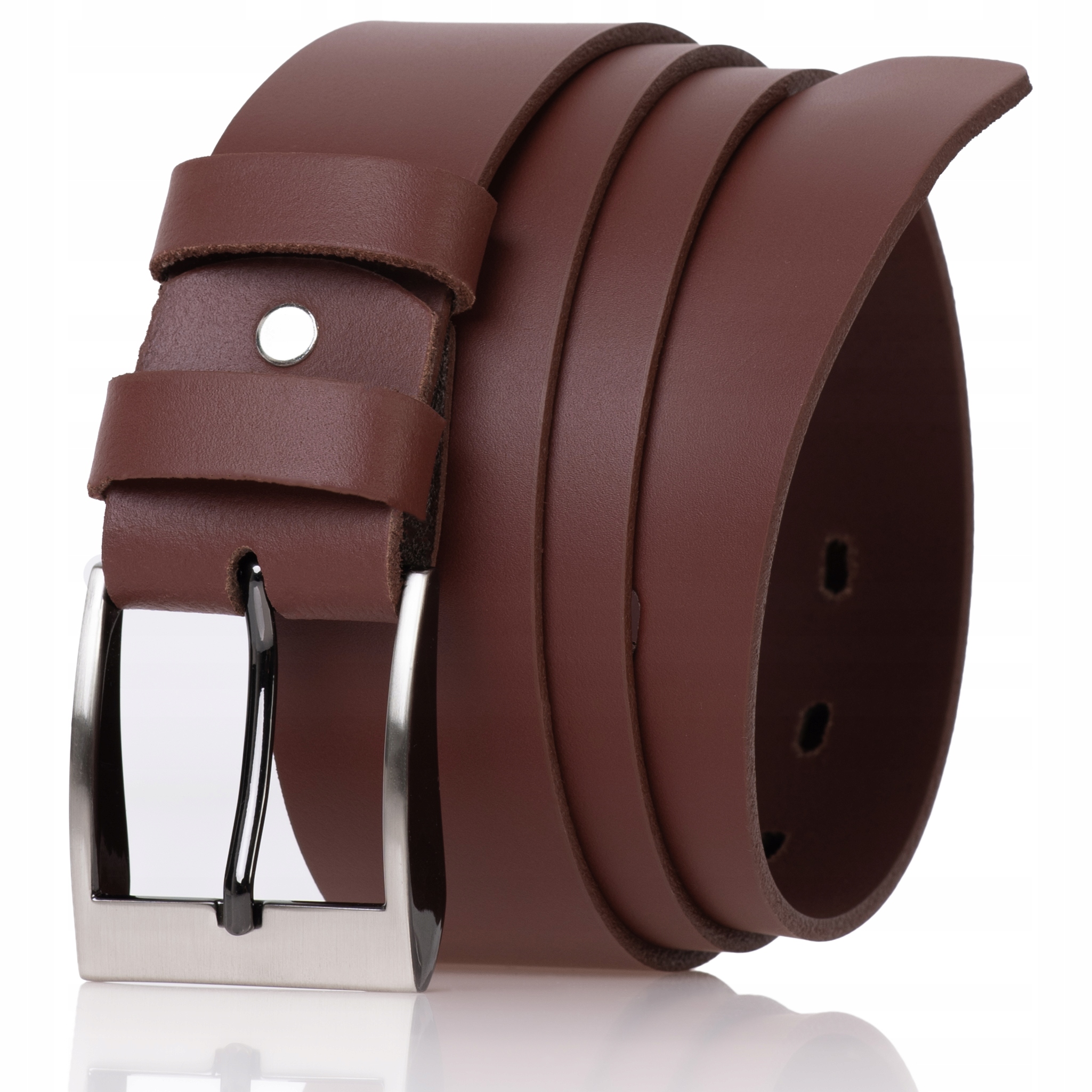 

Sepher Pasek skórzany męski 4 Brązowy Jasny spodni