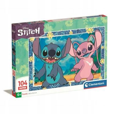 Clementoni puzzle 104 dielikov super farebný disney steh