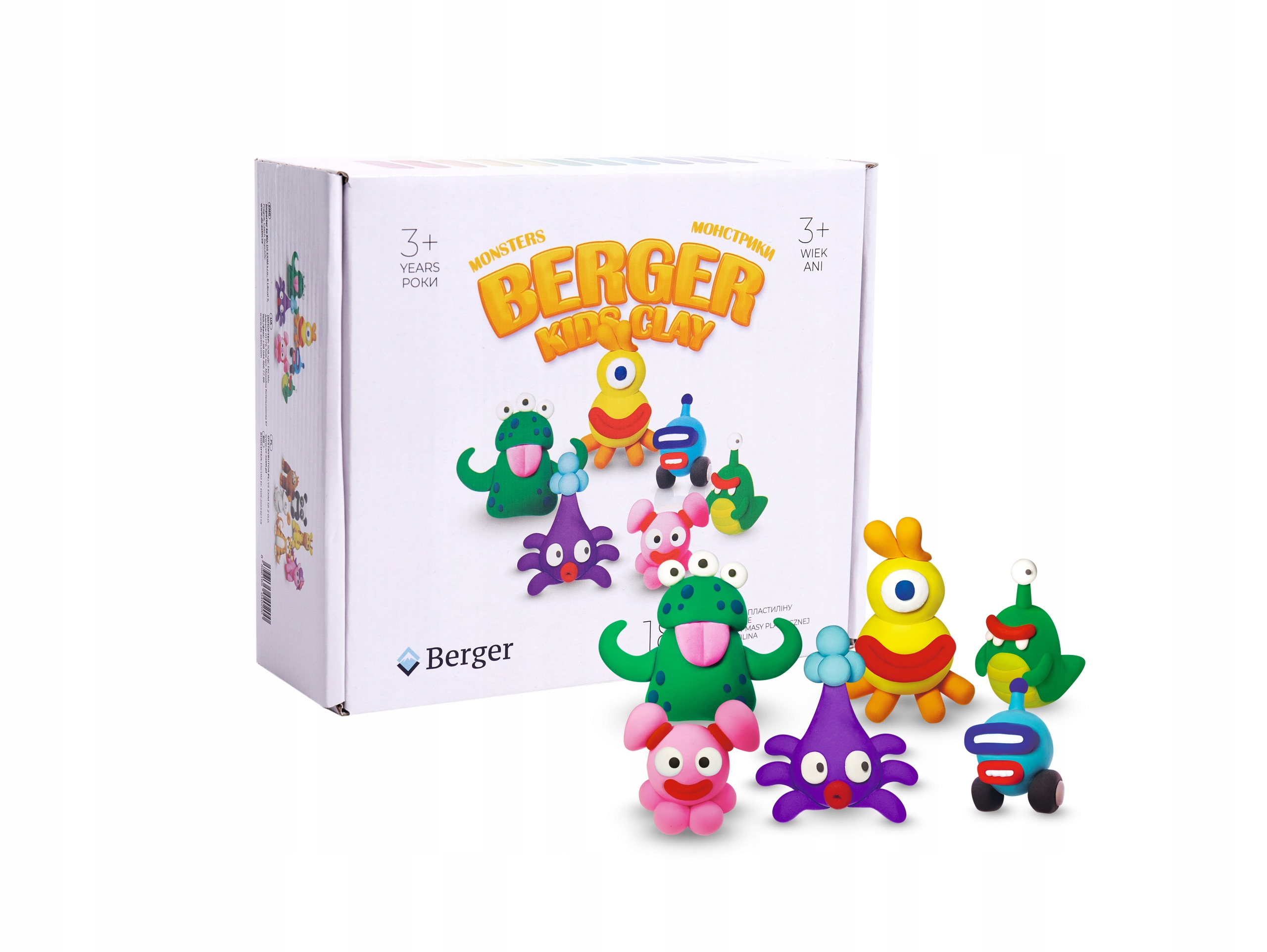 

B Clay Masa Plastyczna Potwory Hey 18 p 500 g