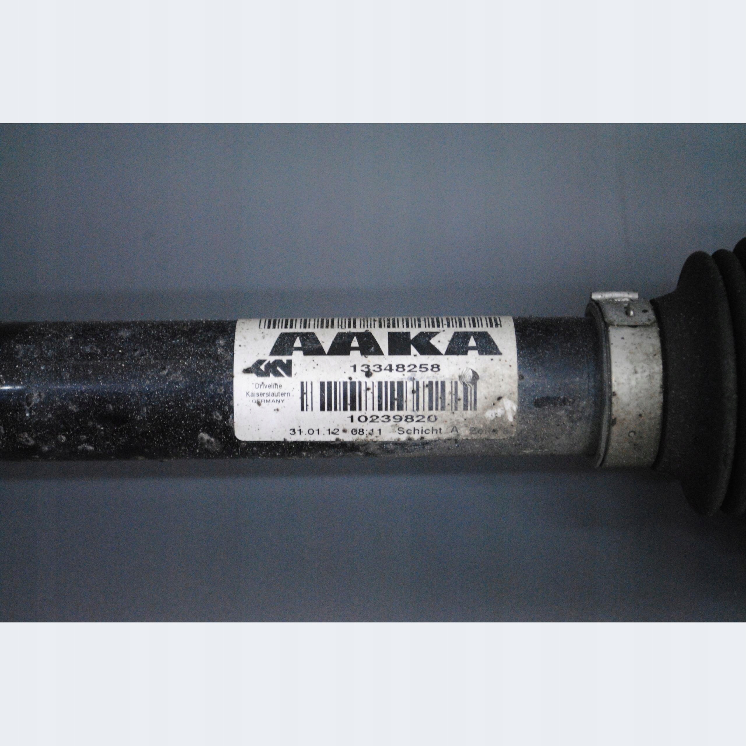 semi-axis left OPEL ZAFIRA C 2.0 CDTI 13348258