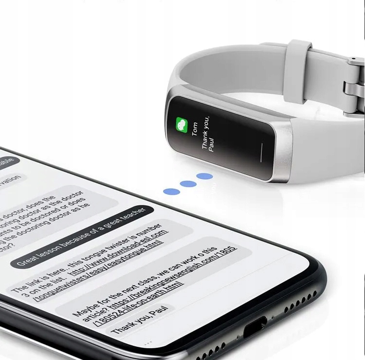 Zegarek damski SMARTWATCH RBN AMOLED SMARTBAND FIT Wodoszczelność 30m = WR30