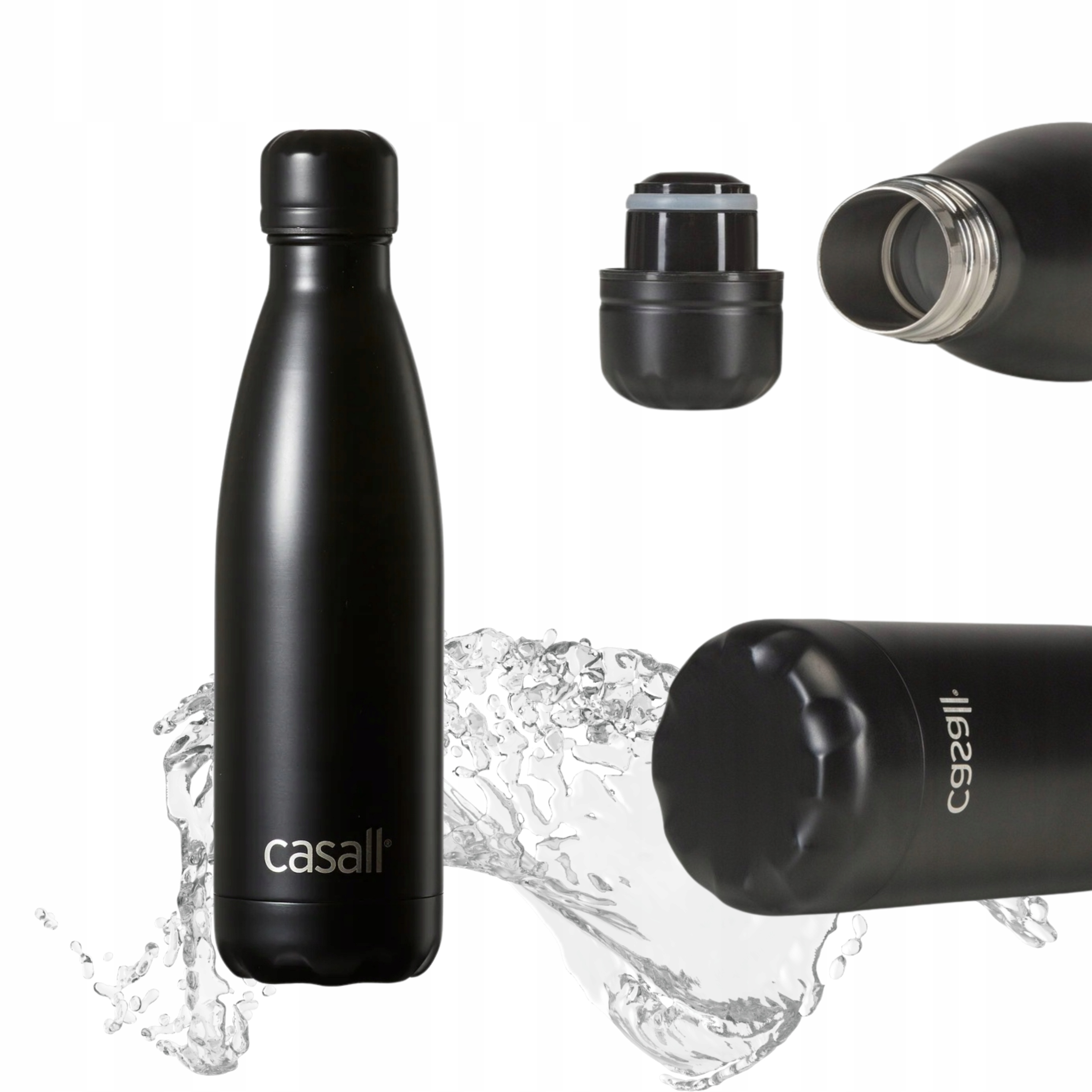 Casall Eco Cold Bottle 0,5L nerezová ocel ekologická Bpa free