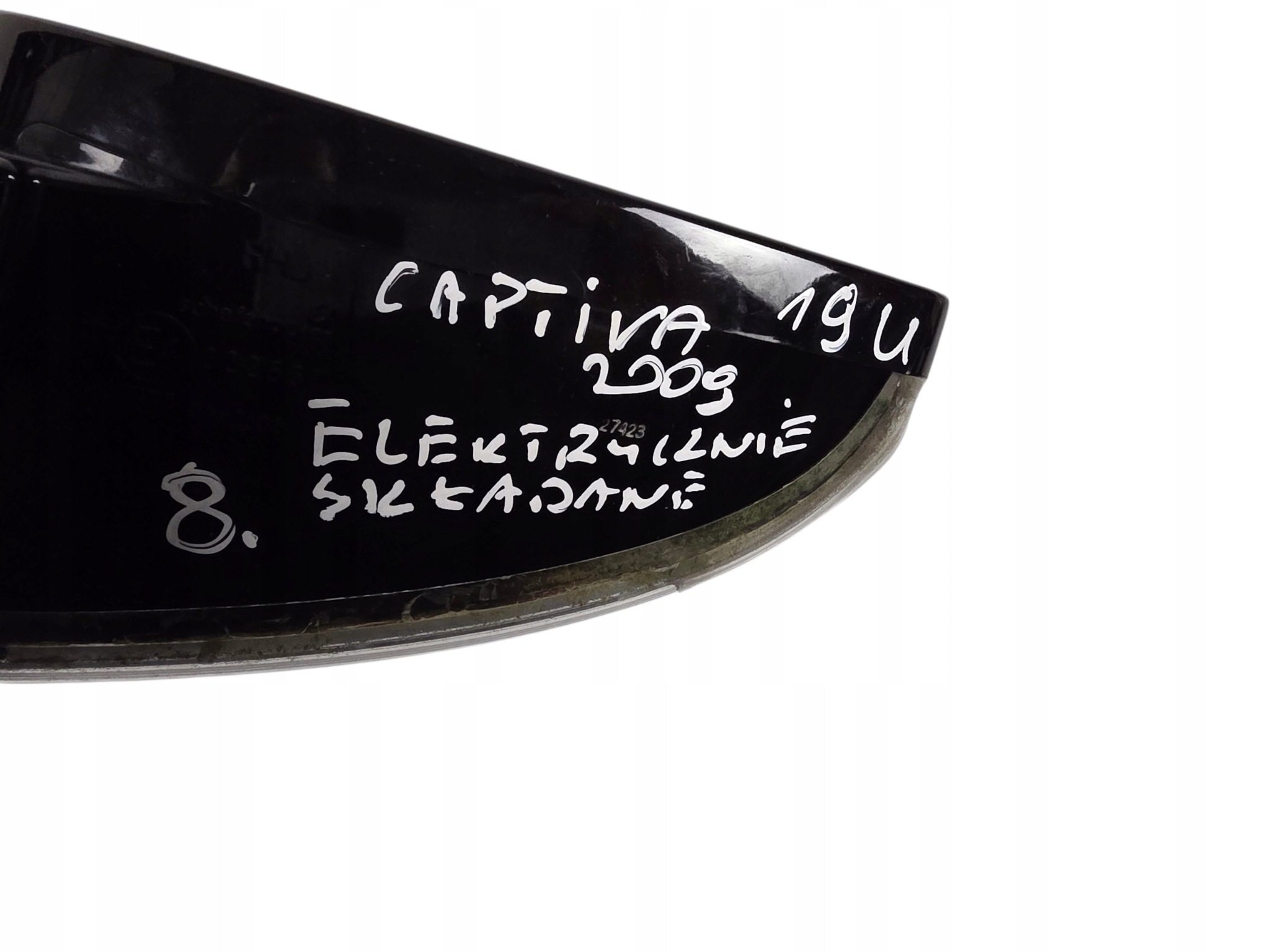 CHEVROLET CAPTIVA LIFT mirror right 8 PIN original. 19U