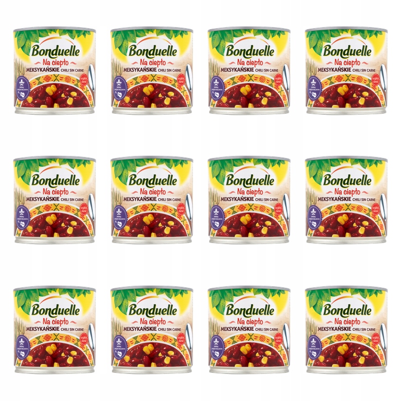 Bonduelle Mexické chilli sin carne 425 ml X12