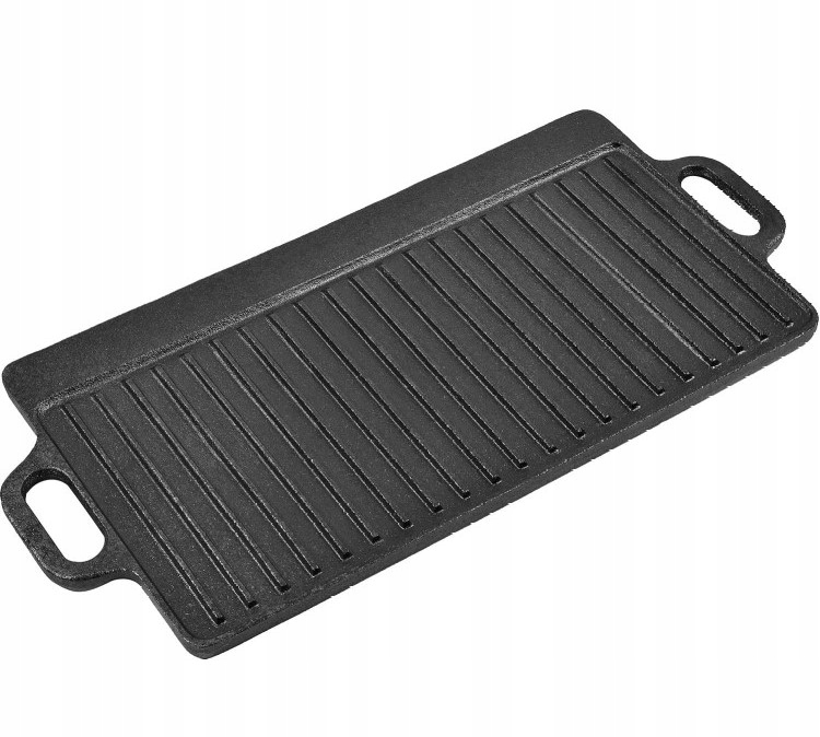 Litinová deska s úchyty 46x23x1,5 cm Grilli 777182