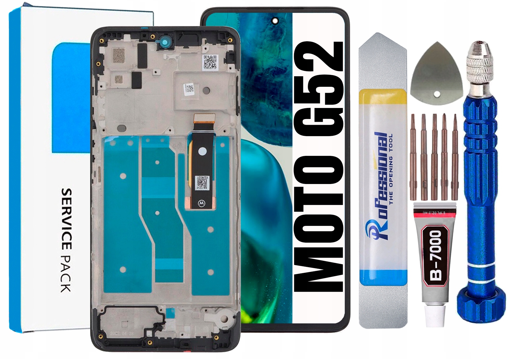 Displej Pro Motorola Moto G52 Originál LCD Rámeček