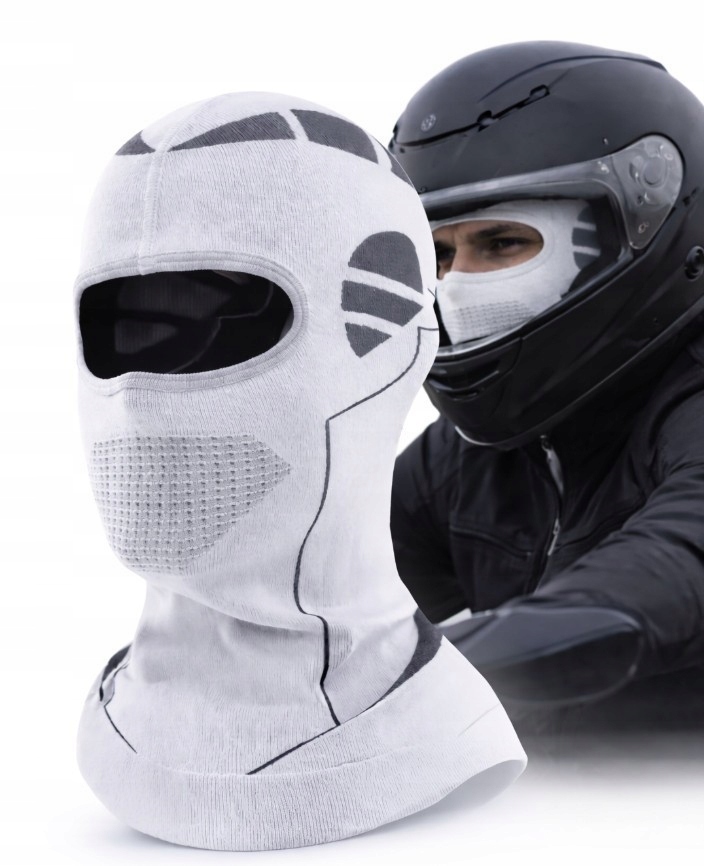 Kominiarka Termoaktywna Pod Kask Motocyklowa Rowerowa Oddychająca