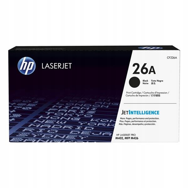 Originálny čierny toner Hp LaserJet Pro M402, M426 Mfp (26A CF226A)