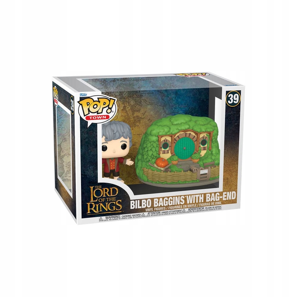 Sběratelská figurka Funko Pop! Moment Bilbo & Bag – Pán prstenů