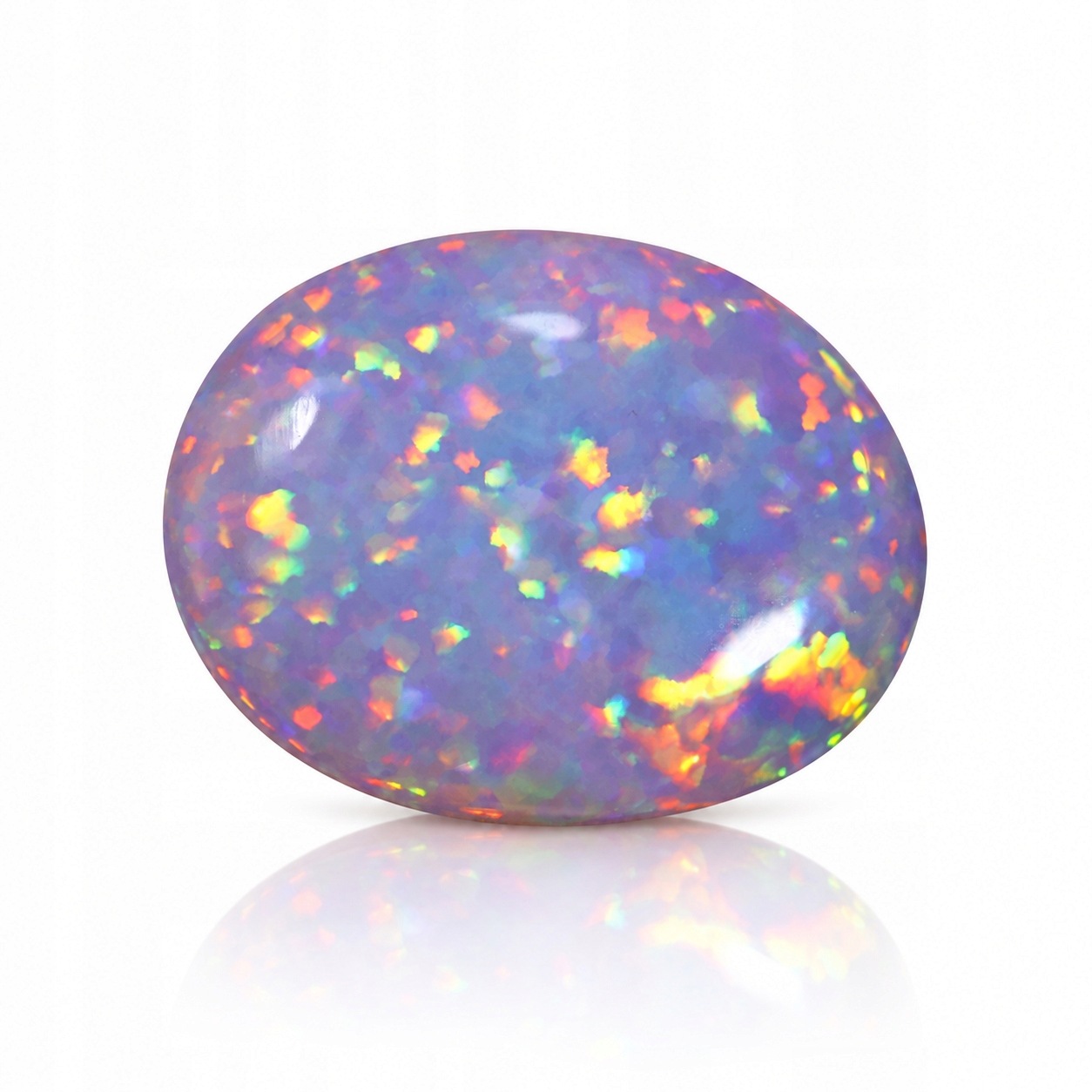 Přírodní opál 6.52 ct Kabošon Etiopie certifikát Wbd