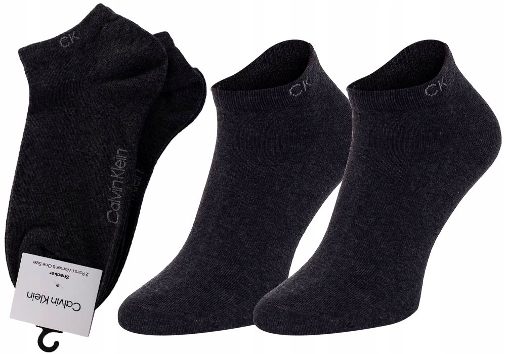 

Calvin Klein Skarpetki Stopki 2P Dark Grey r.37-41