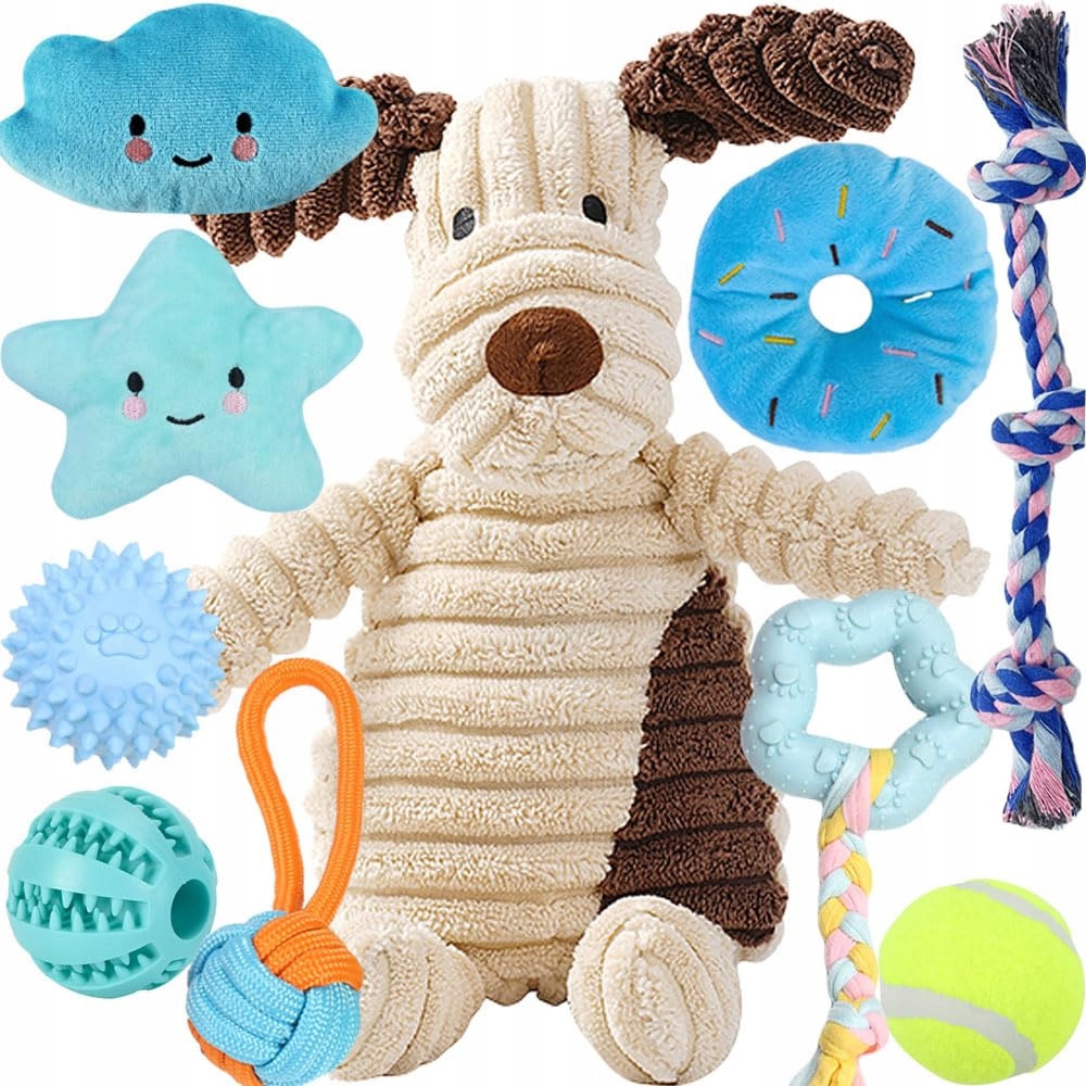 Levně Speedy Panther Sada hraček pro štěňata Plyšová kousátka Míče pro psy