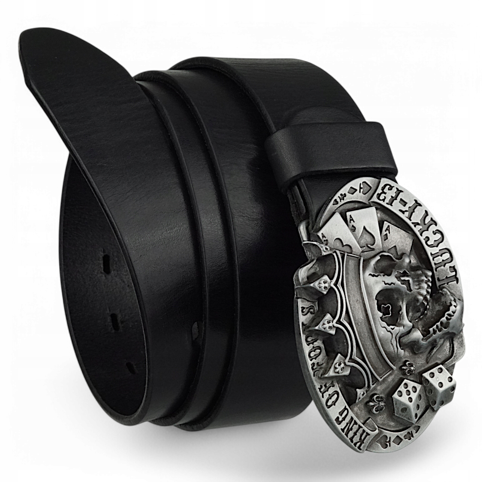 МОТОЦИКЛЕТНЫЙ КОЖАНЫЙ РЕМЕНЬ ПРЯЖКА ЧЕРЕП