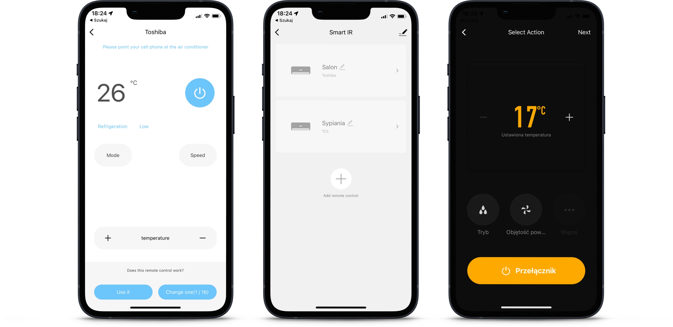 Wtyczka z uniwersalnym pilotem IR 2w1 WiFi 4000W Zasilanie sieciowe