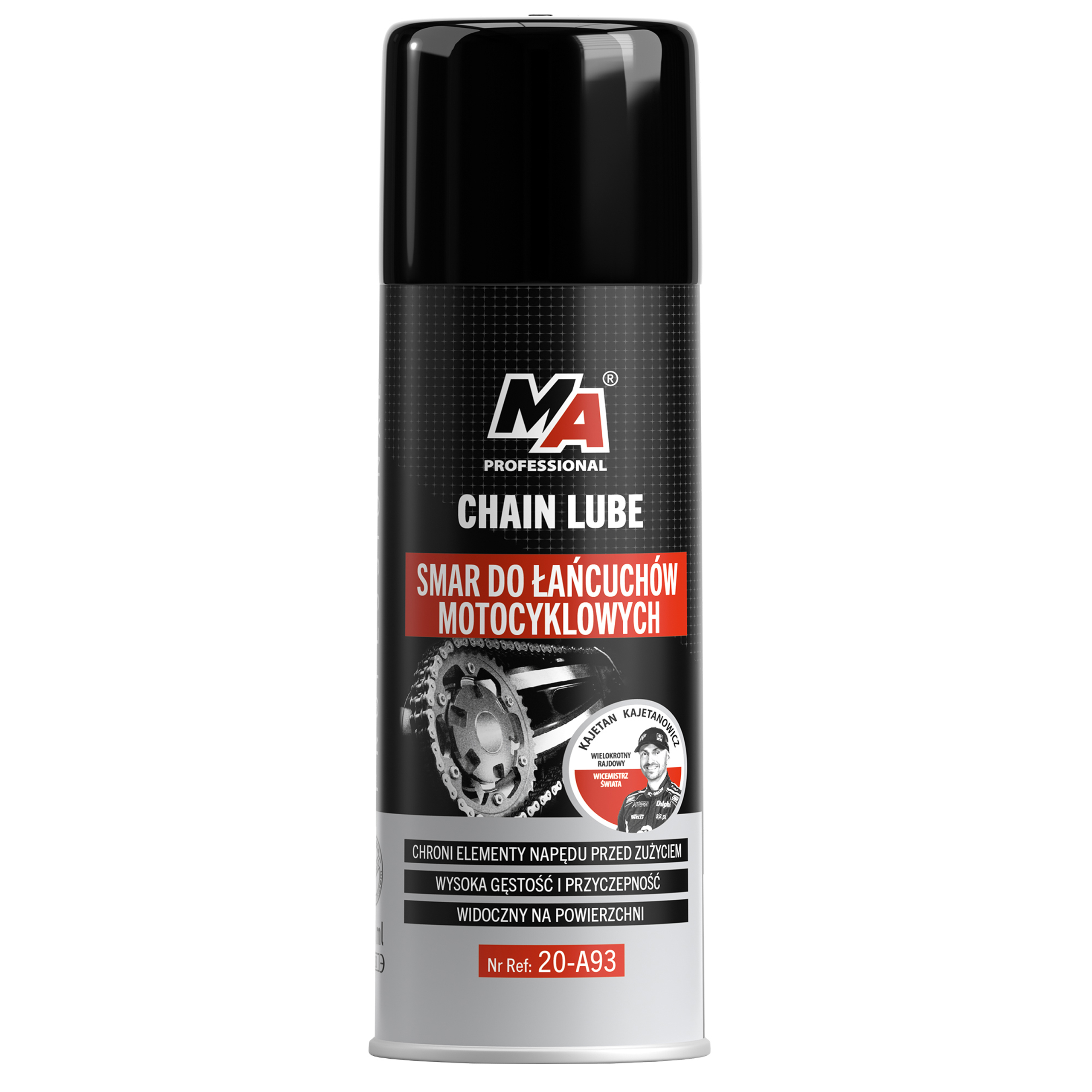 Smar do łańcuchów motocyklowych w Aerozolu Spray 400ml Ma Professional