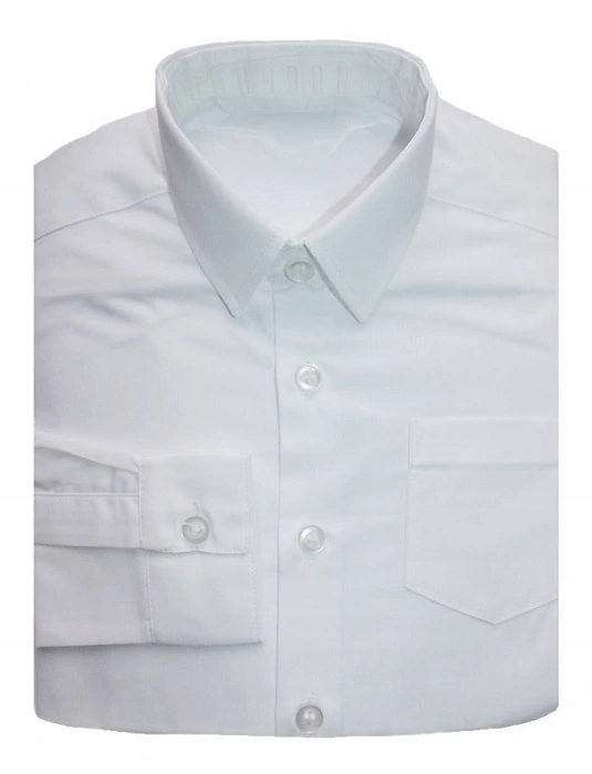 GEORGE biała KOSZULA wizytowa REGULAR FIT 122-128