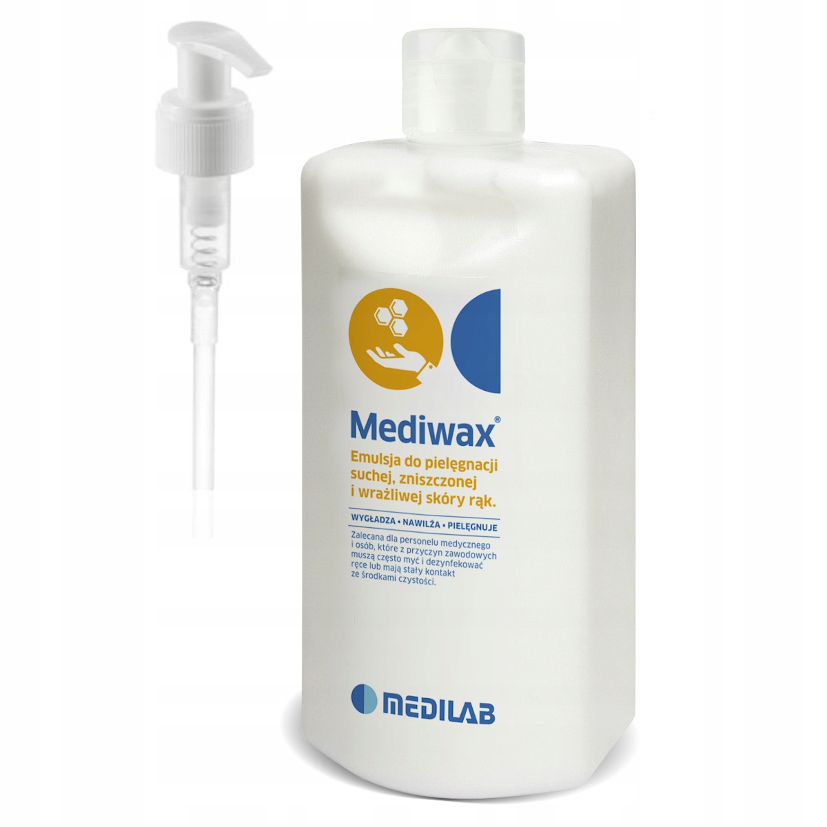 Mediwax emulzia na ruky a telo s pumpičkou 500 ml