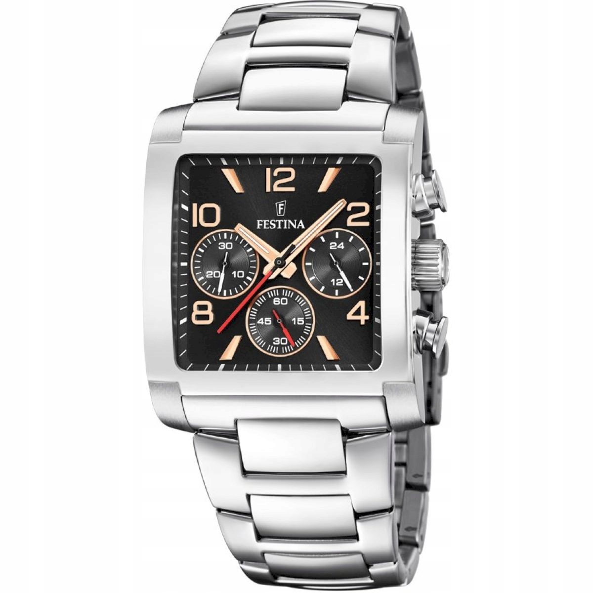 Čtvercové hodinky Festina 20652/4 Timeless Chronograph