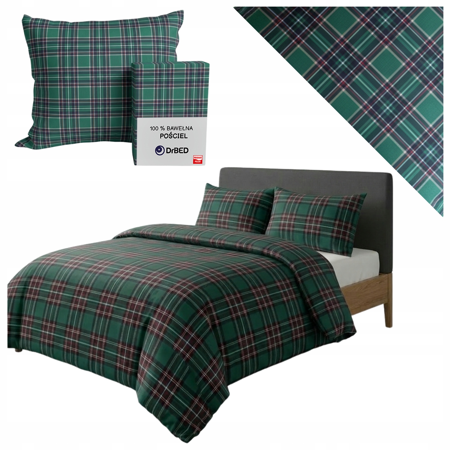 Sada Povlečení 180x200 Bavlna Krata Bleskový zámek Vysoce kvalitní