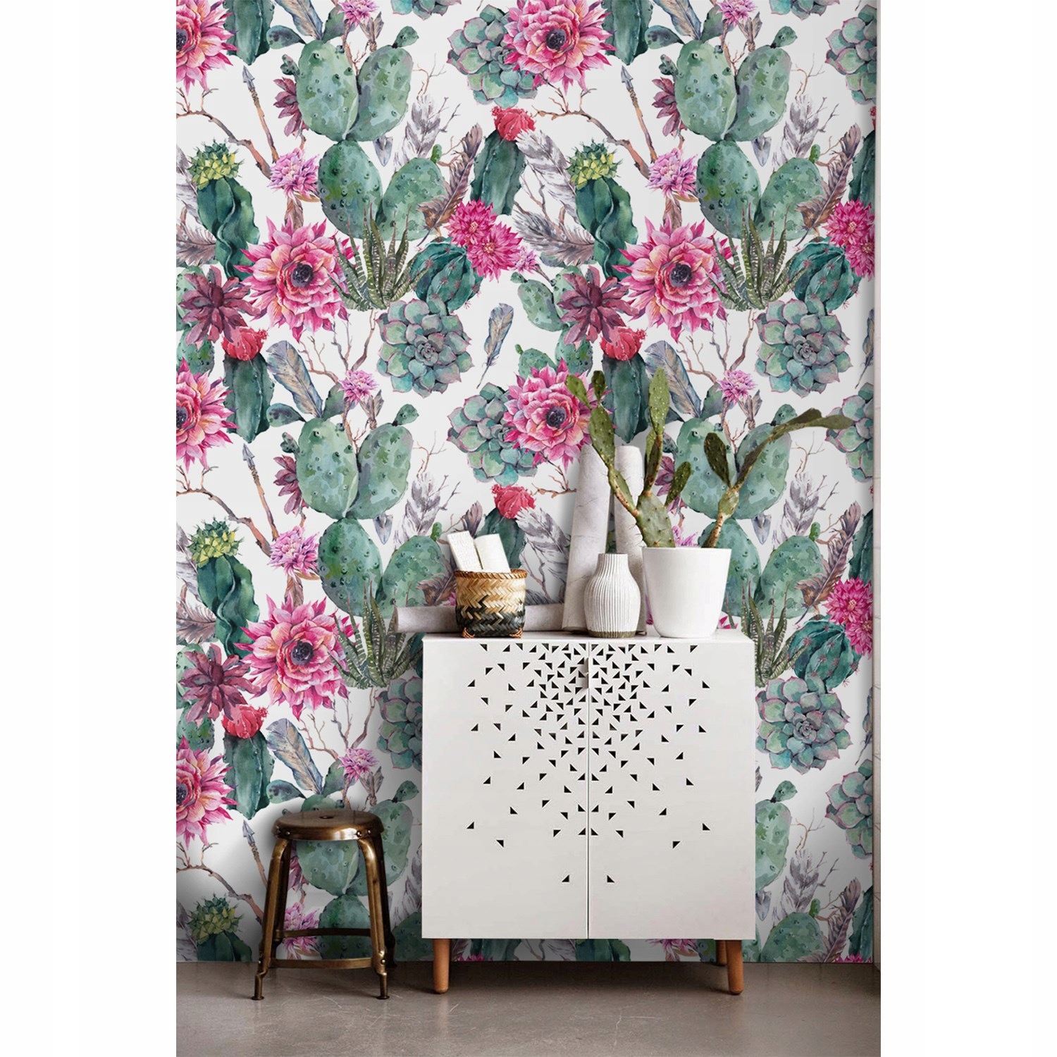 

Fototapeta na flizelinie Kaktus boho styl 250x104
