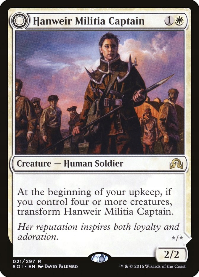 [MTG] Hanweir Militia Captain // Westvale Cult Leader (SOI)