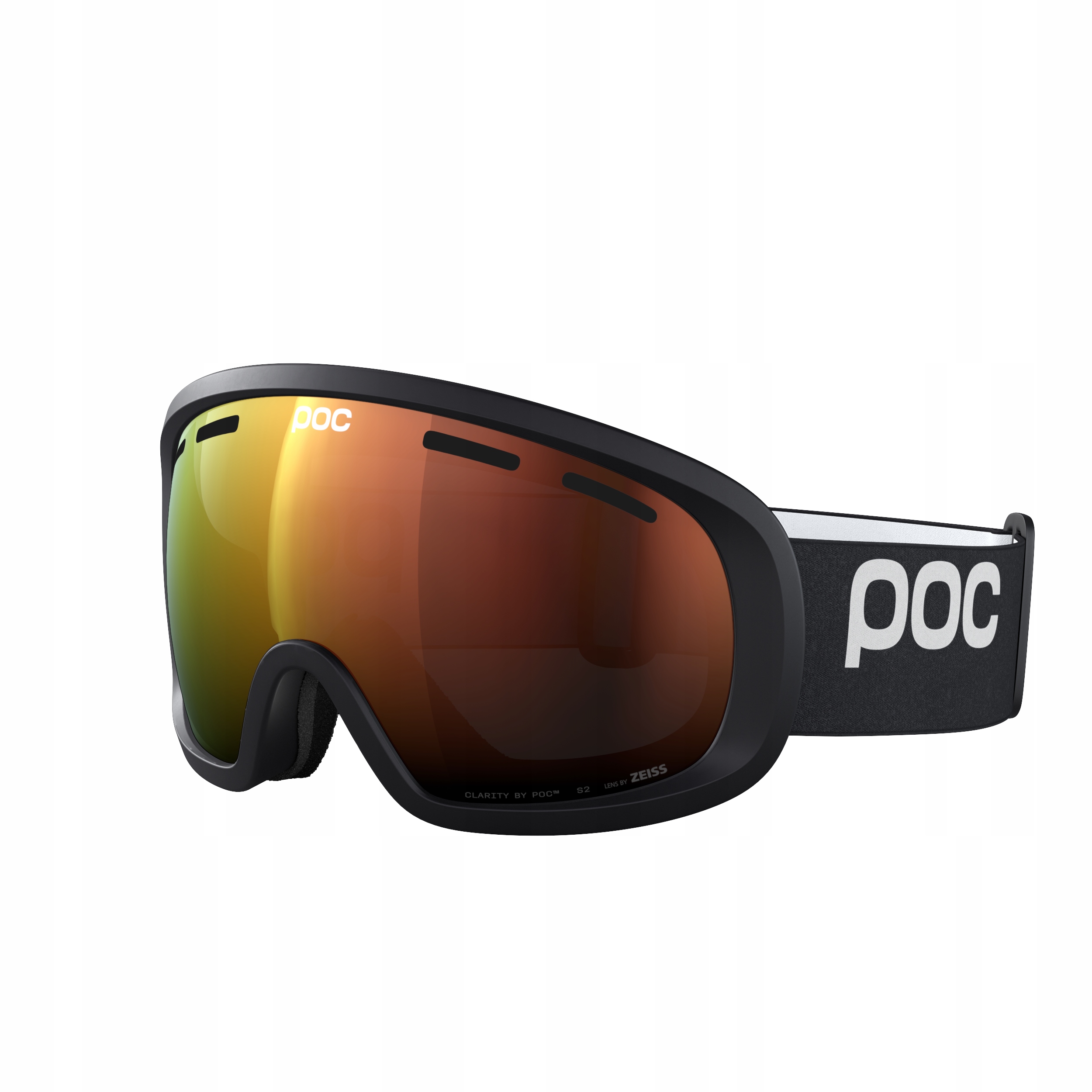 Brýle Poc Fovea MID Clarity Intene Uranium Black/ Partly Sunny Orange S2