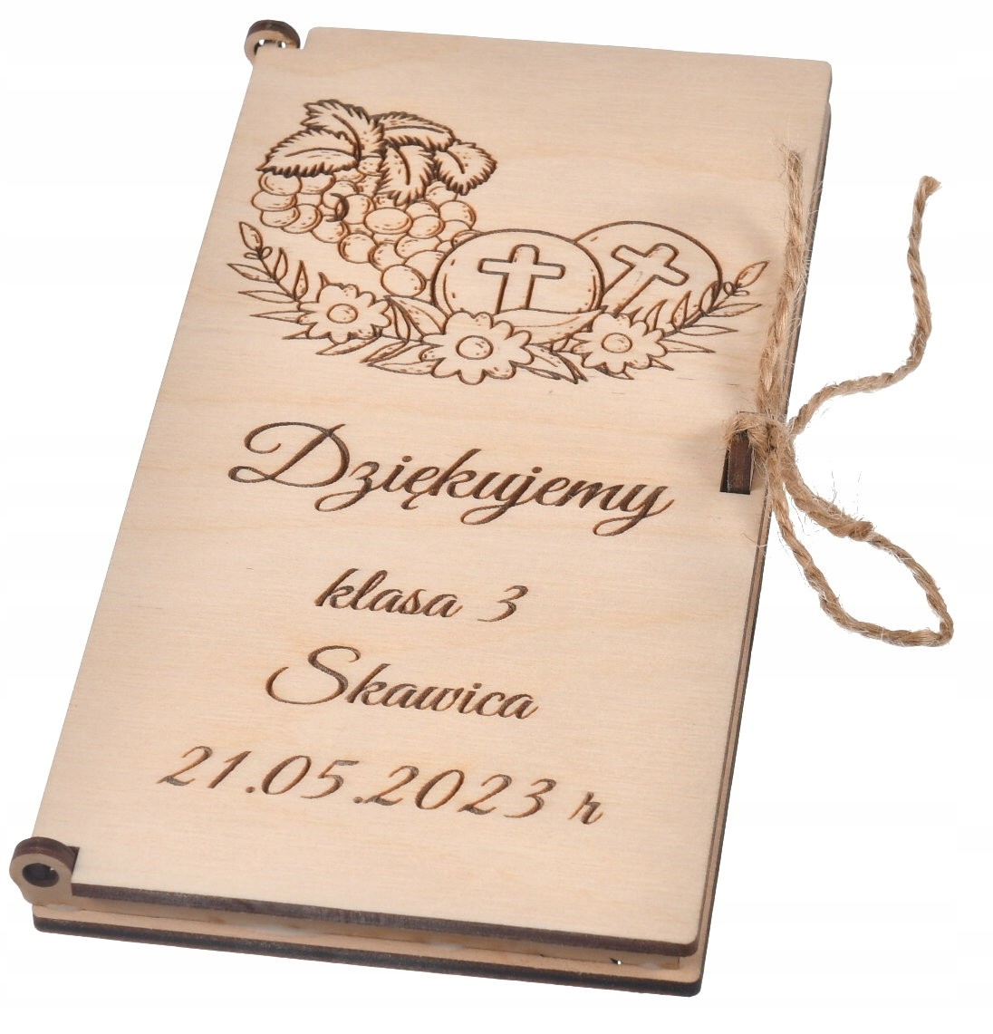 PODZIĘKOWANIE DLA KSIĘDZA GRAWER KOMUNIA ŚLUB