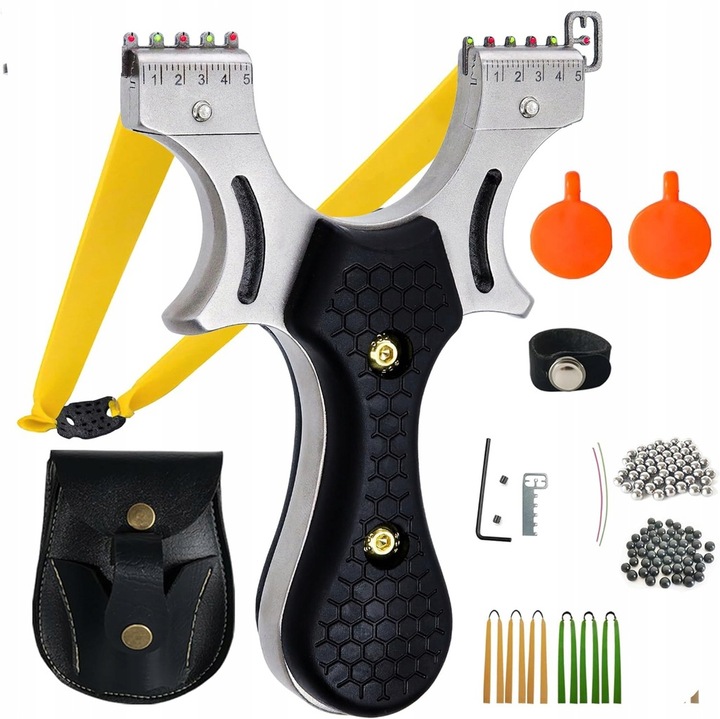 Prak S Gumičkami A Zaměřovačem Pro Zábavu A Lov