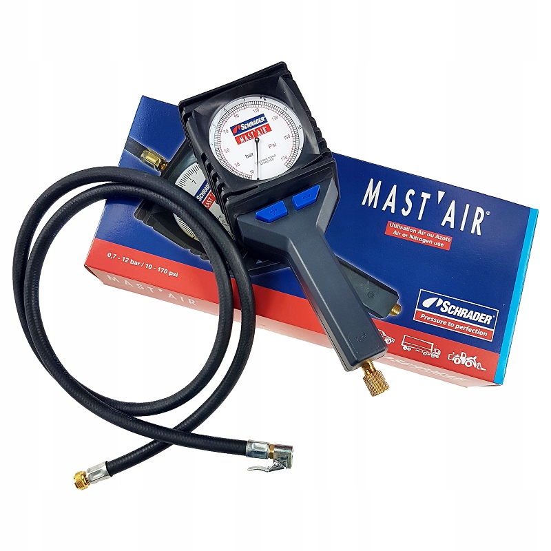 PISTOLET DO POMPOWANIA SCHRADER MAST`AIR (BAR/PSI)