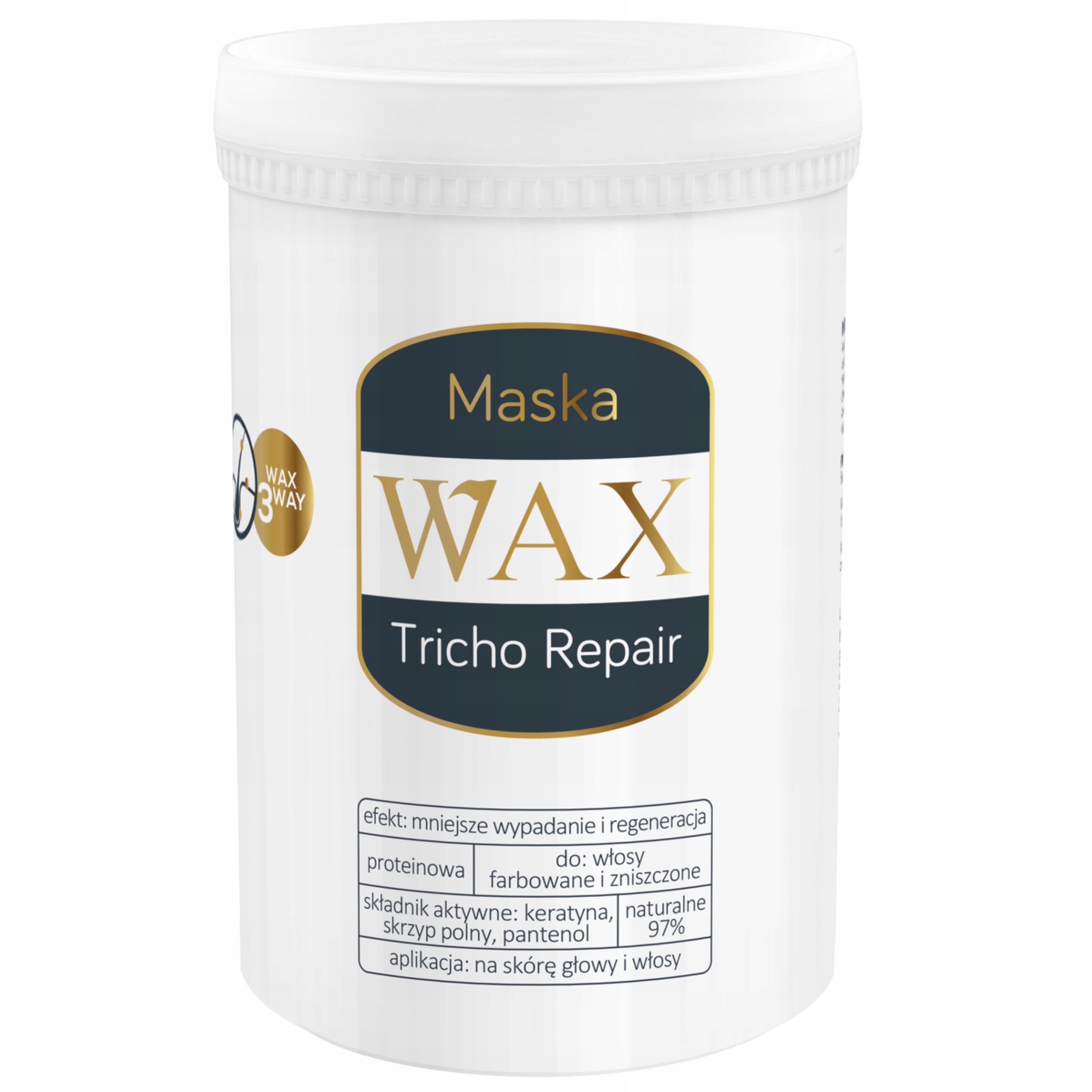 Wax Tricho Repair Maska do włosów skóry głowy przeciw wypadaniu 480 ml