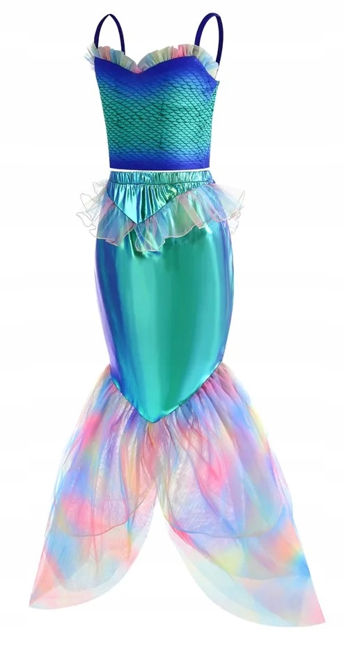 Strój Ariel Mała Syrenka kostium bal syrena film 140