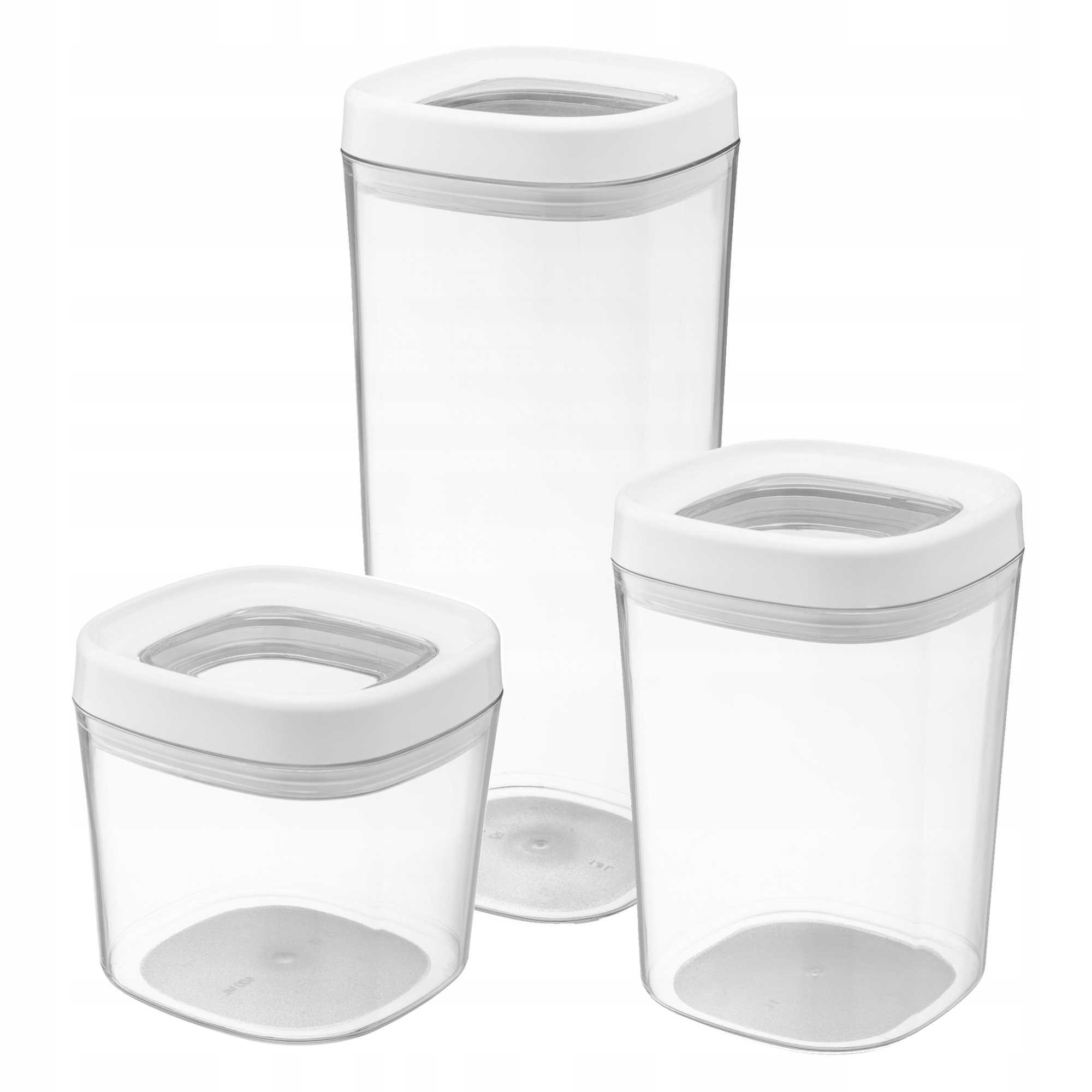 

Kadax 3x Pojemnik Na Żywność Sypkie Plastikowy