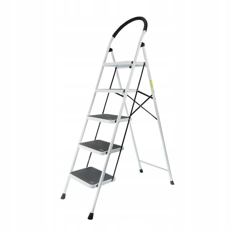 DRABINA STALOWA 5-STOPNIOWA DOMOWA, H.R-GMP5STDS.