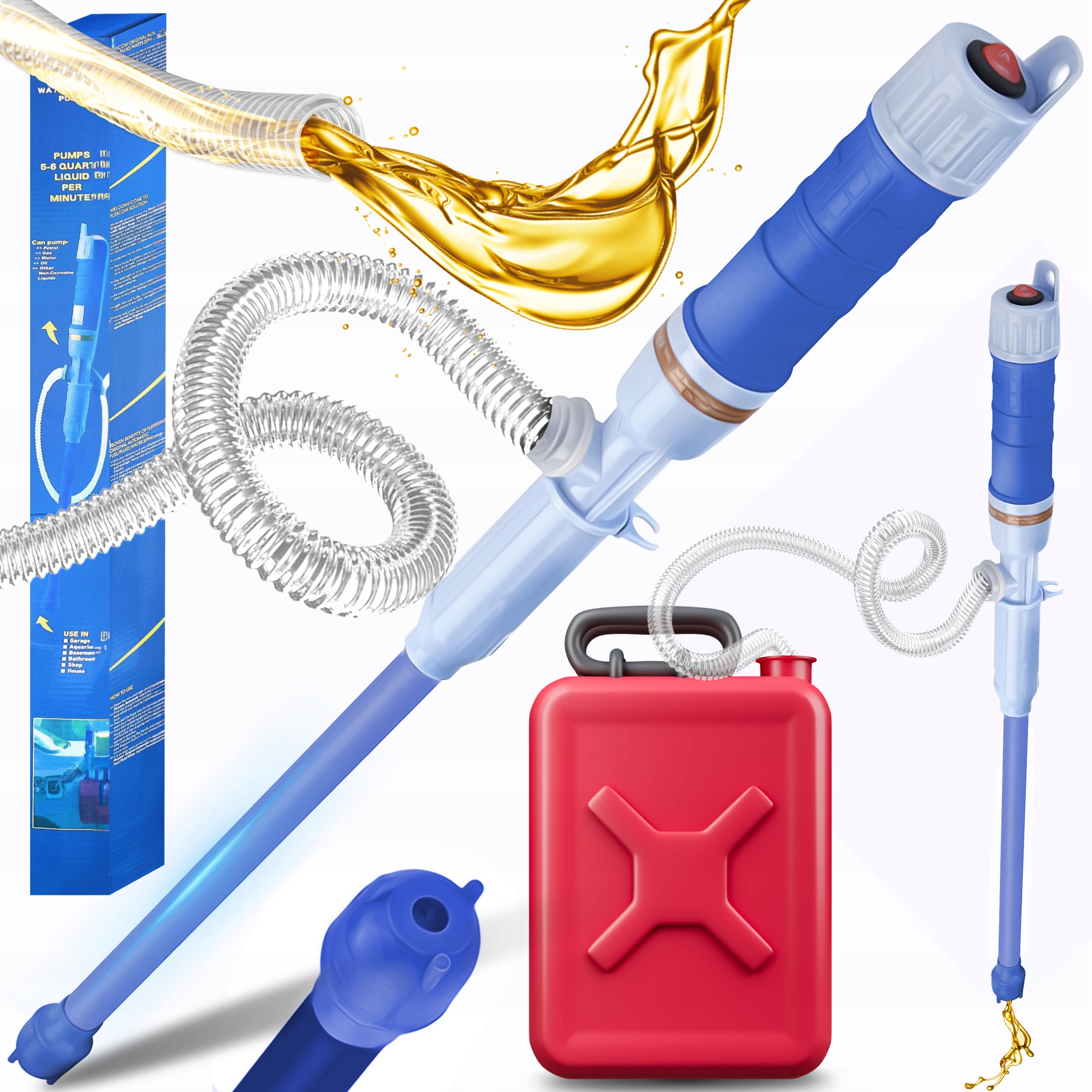 POMPKA DO PŁYNÓW PALIWA OLEJÓW BATERIE ELEKTRYCZNA