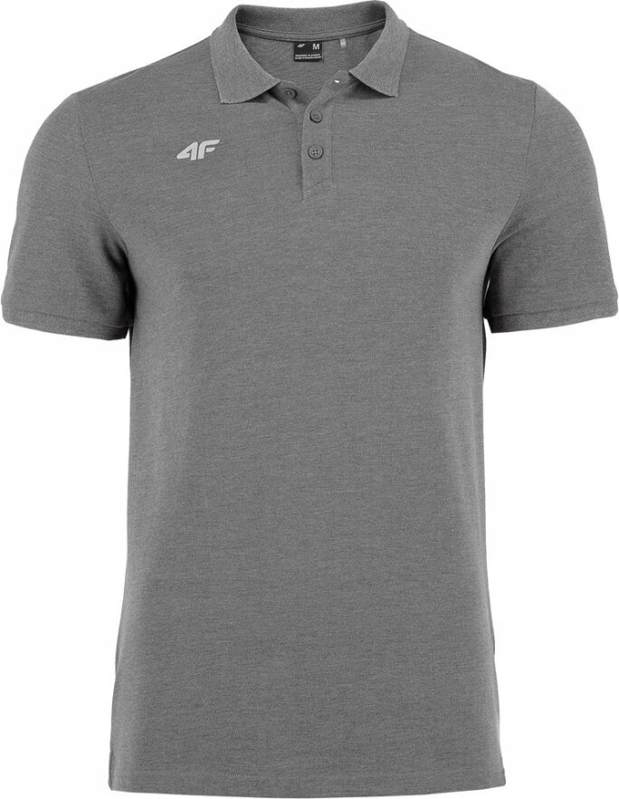 4F KOSZULKA POLO SZARA POLÓWKA 100% BAWEŁNA TSM008B r. XXXL
