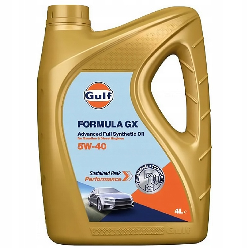 Olej Silnikowy do Silników o Wysokiej Mocy Gulf Formula Gx A3 B4 5W40 4L